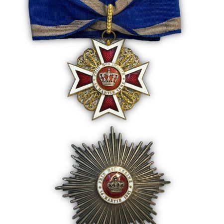 Romania, Kingdom, Order Of The Romanian Crown, Grand Officers Set